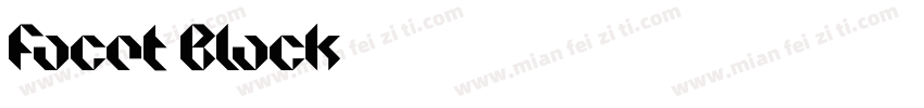 Facet Black字体转换